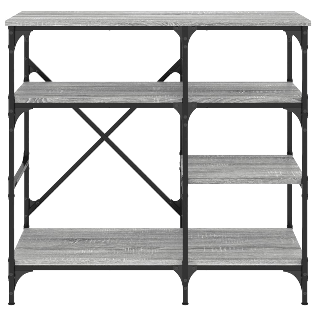 Baker's Rack Grey Sonoma 90x40x84 cm Engineered Wood and Metal